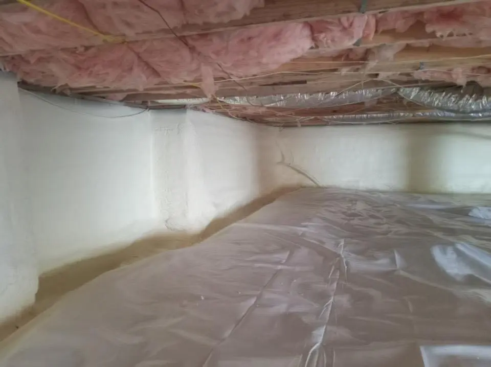 Crawl space encapsulation with closed-cell spray foam for Attic Insulation in Wailua Homesteads